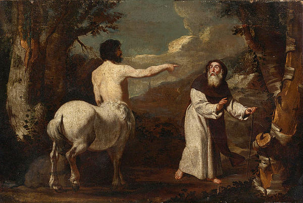 Saint Anthony Abbot and the Centaur Jigsaw Puzzle by Francesco Guarino ...
