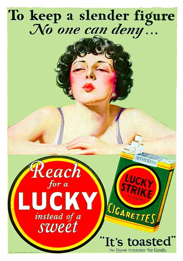 lucky strikes cigarettes 1929 - Lucky Strike Cigarette Advertisement