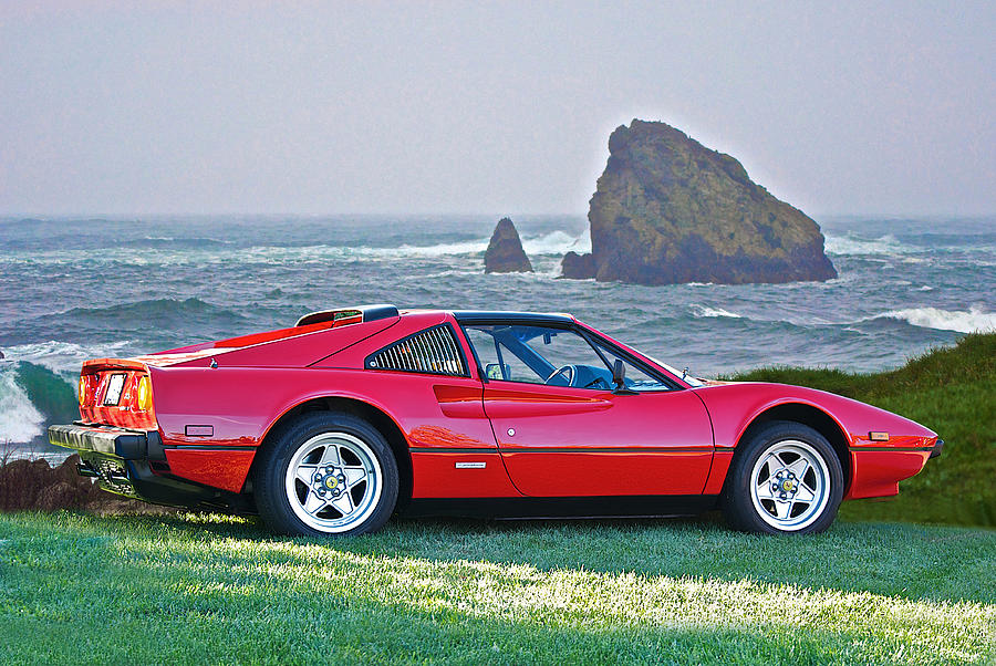 1986 Ferrari 308 GTS Photograph by Dave Koontz - Pixels