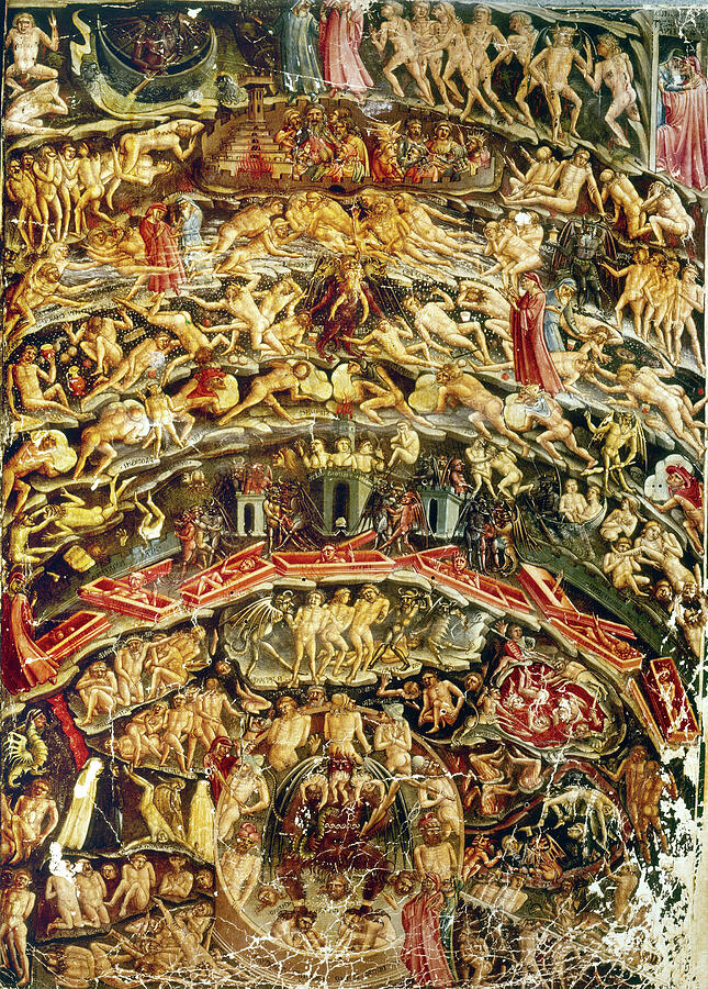 Dante's Divine Comedy Drawing by Granger Historical Picture
