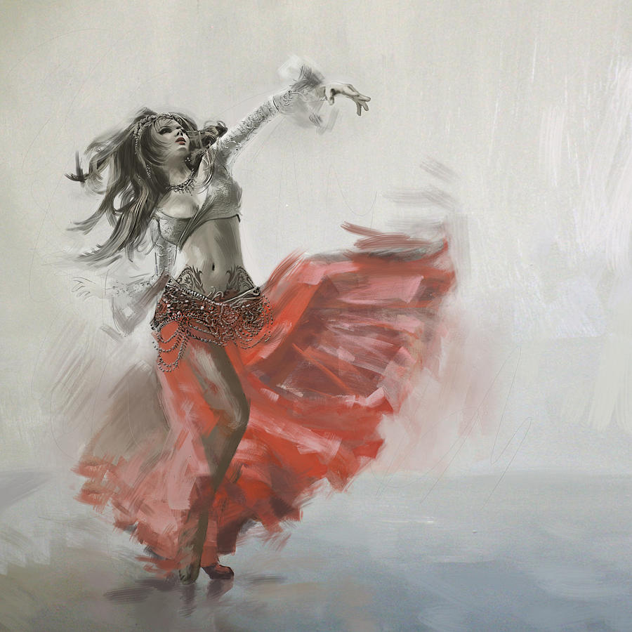 Belly Dancer 4 Painting by Corporate Art Task Force - Pixels
