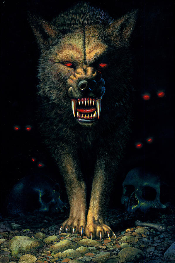 Demon Wolf Photograph by MGL Licensing - Pixels