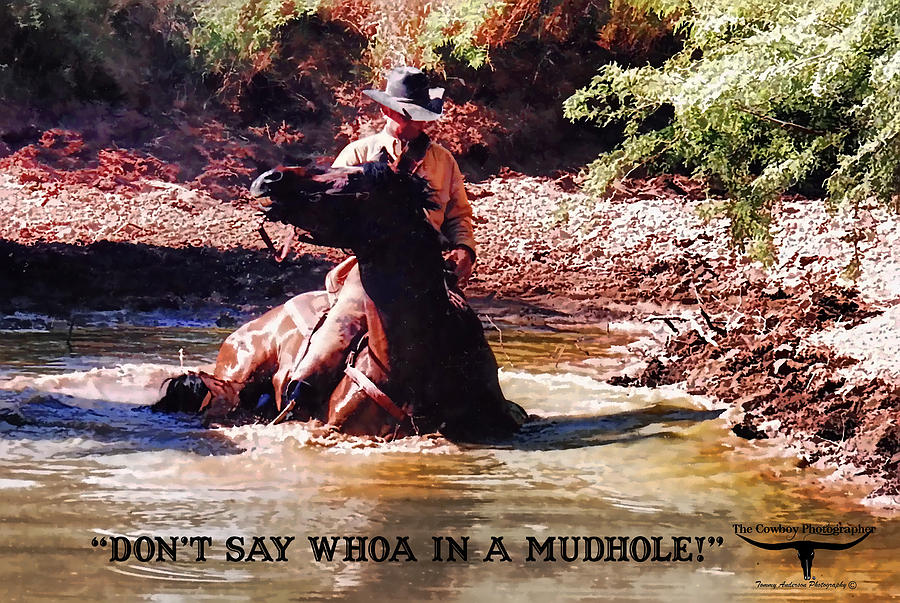 Don't Say Whoa in a mudhole by Tommy Anderson