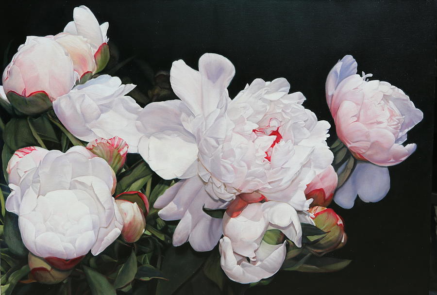 Heather's Peonies 102 x 147 cm by Thomas Darnell