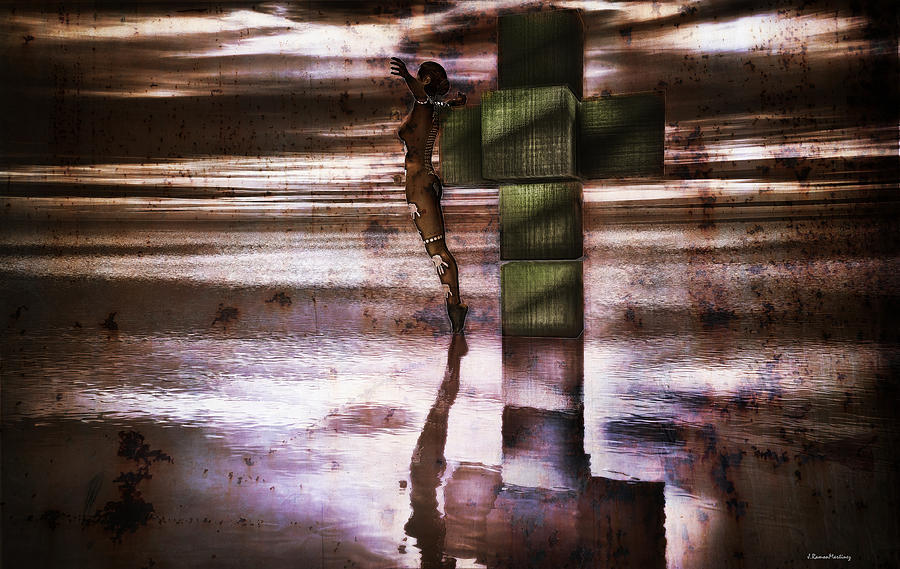 Hypercube reflections II by Ramon Martinez