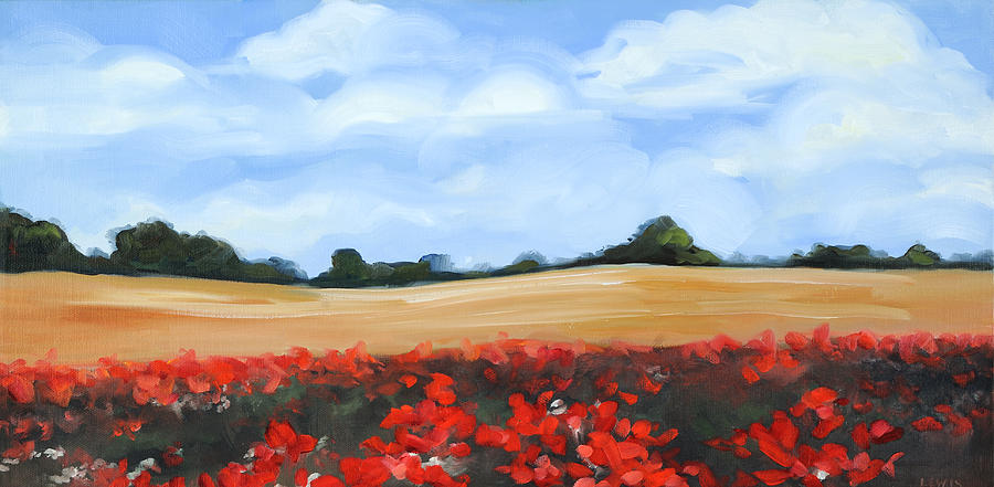 Irish Poppies by Anne Lewis