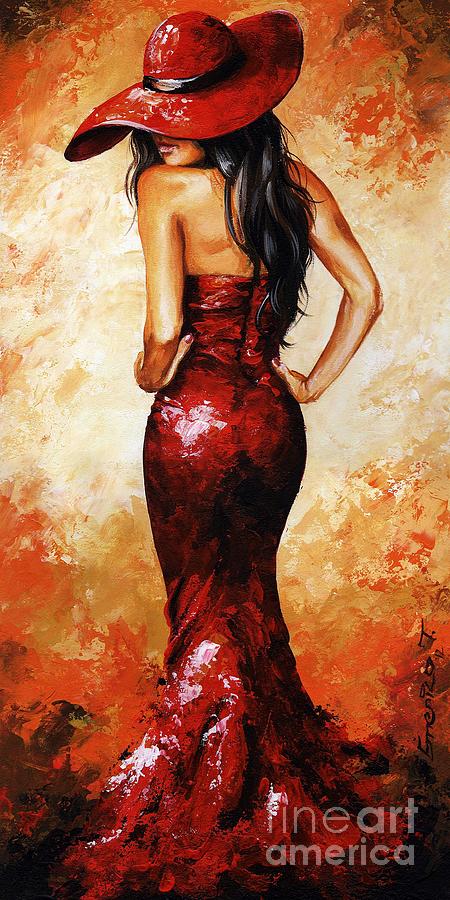 Lady in Red 035 by Emerico Imre Toth