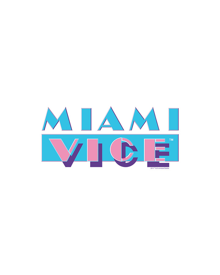Miami Vice Logo Colors