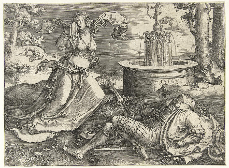 Pyramus and Thisbe by Lucas van Leyden
