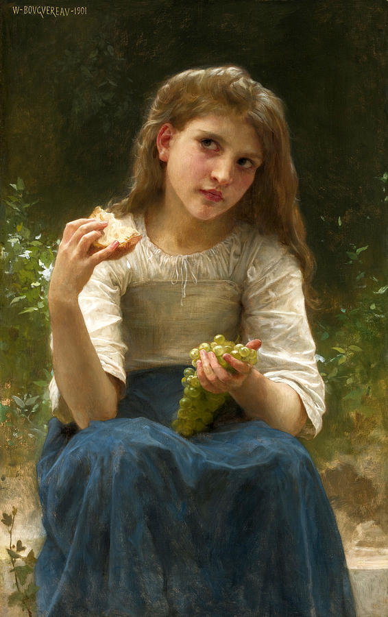The Taste Painting by William-Adolphe Bouguereau - Pixels