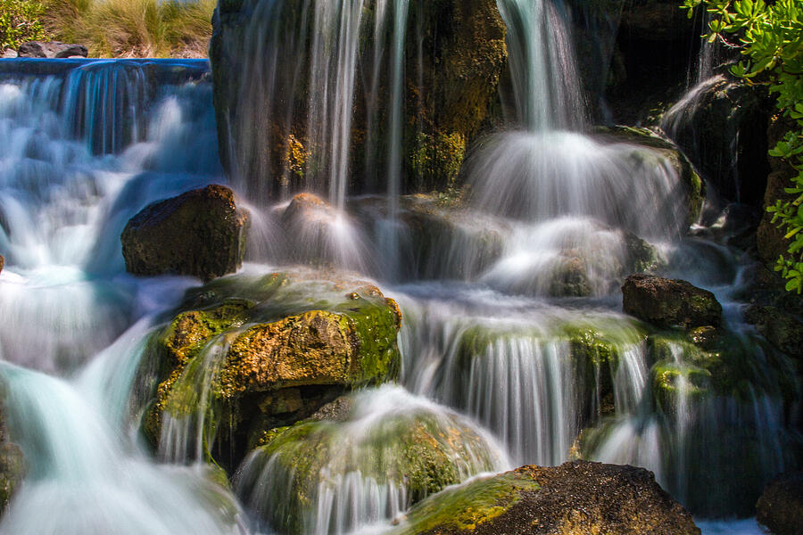 Tropical Waterfall by Bill Gallagher