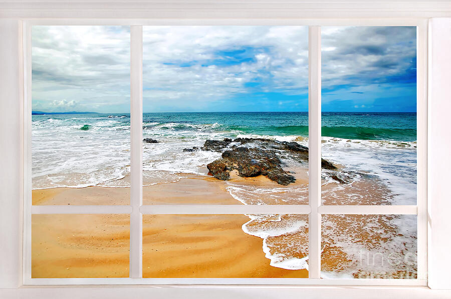 View from my Beach House Window by Kaye Menner