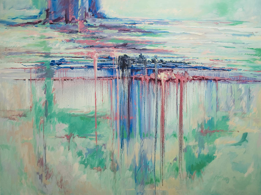 Abstract Pastel Painting by Linda Eades Blackburn - Pixels
