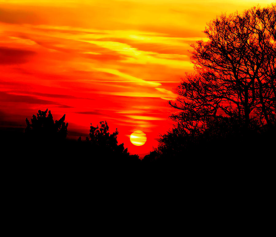 Red sunset by Easy Whispers