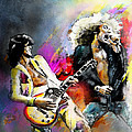 Jimmy Page and Robert Plant Led Zeppelin