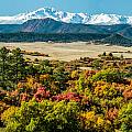 Pikes Peak over Scrub Oak