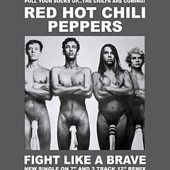 RED HOT CHILI PEPPERS 1991 SOCKS Vintage T-Shirt FIGHT LIKE A