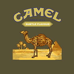 camel cigarettes sticker Camel Cigarettes Pullover hipster Poster by Davis Davies