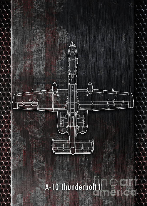 A-10 サンダーボルト II 手描きアート A-10 Thunderbolt II by