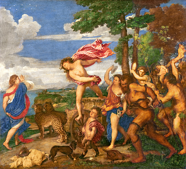 Bacchus and Ariadne Jigsaw Puzzle by Titian - Pixels