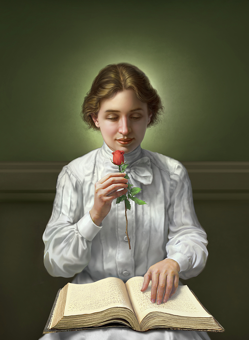 Helen Keller Jigsaw Puzzle by Mark Fredrickson - Mark Fredrickson
