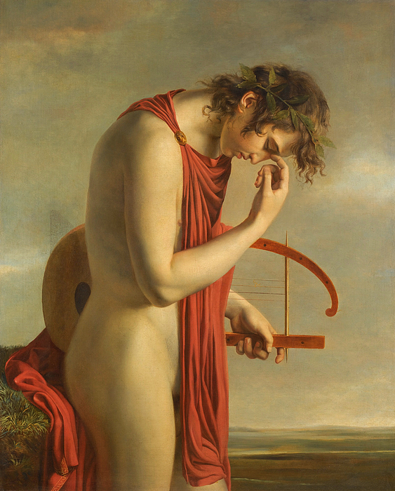 Orpheus Round Beach Towel by Attributed to Paul Duqueylar - Pixels