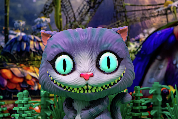 Cheshire Cat Smile Greeting Card by Joseph Caban