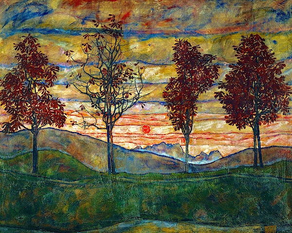 Egon Schiele - Landscape Jigsaw Puzzle by Celestial Images - Pixels