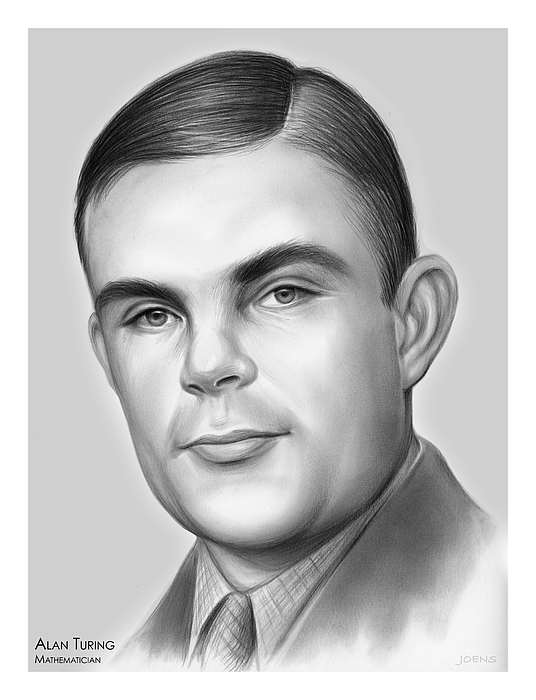 Alan Turing Coffee Mug by Greg Joens - Greg Joens Official Website