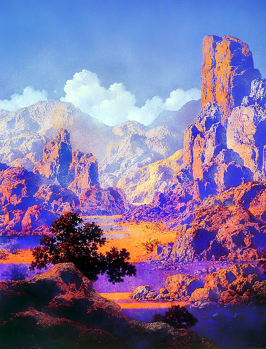 Arizona Jigsaw Puzzle by Maxfield Parrish - Pixels