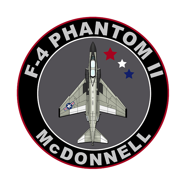 F4 Phantom 2 Sticker by Mark Rogan - Pixels