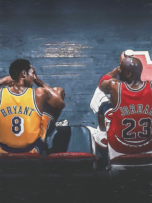 kobe bryant wearing michael jordan jersey