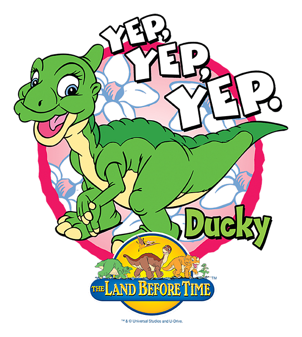 Land Before Time Dino Ducky Tank Top by Debra Smart - Pixels