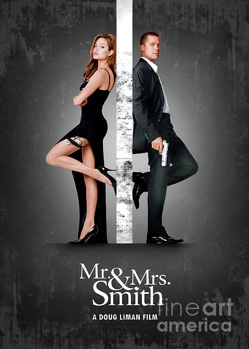 Mr. And Mrs. Smith Jigsaw Puzzle by Bo Kev - Pixels