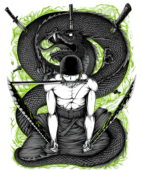 One Piece Zoro TShirt Kids T-Shirt by Lilly Gavin - Pixels