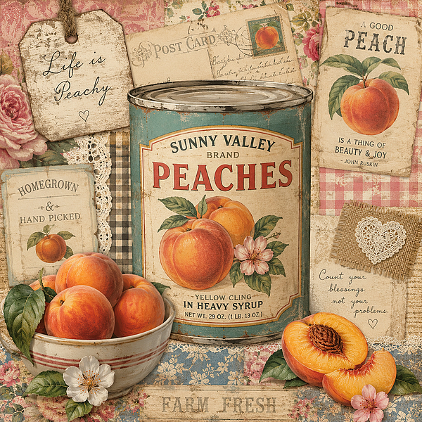 Peach Orchard Memories iPhone Case by Lisa S Baker - Lisa S Baker