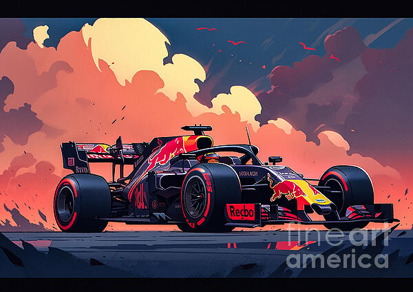 Red Bull RB18 2 Jigsaw Puzzle by Clark Leffler - Pixels