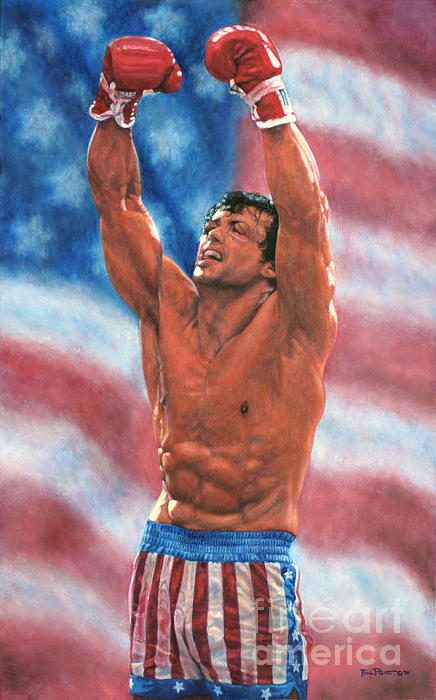 Rocky 4 Victory Spiral Notebook by Bill Pruitt - Bill Pruitt