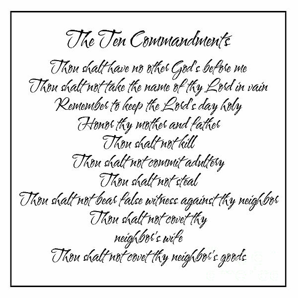 The Ten Commandments Tapestry by Tina LeCour - Tina LeCour Official Website