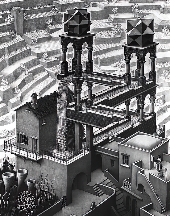 4 Puzzles M.C. Escher – Puzzle à Carreaux Coulissants – état Neuf