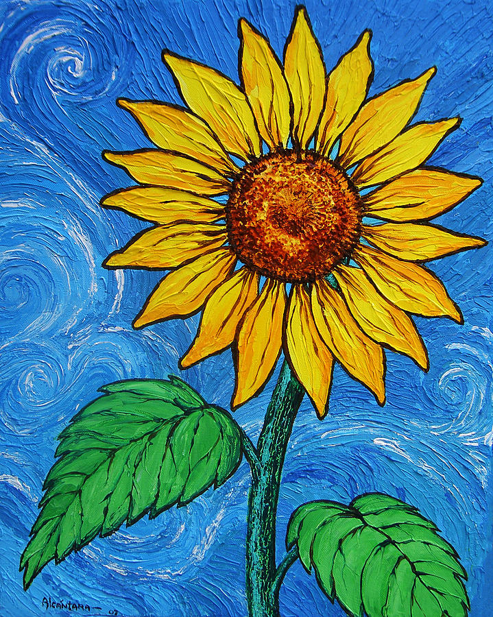 A Sunflower by Juan Alcantara