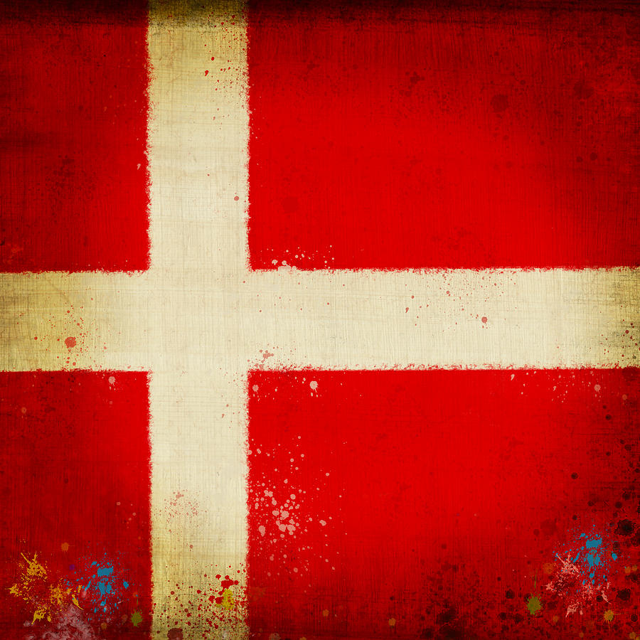 Denmark flag by Setsiri Silapasuwanchai