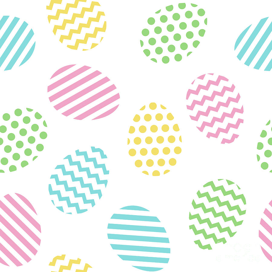 Easter pattern Painting by Alina Krysko - Pixels