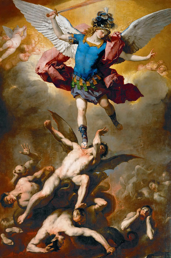 Fallen Angel by Luca Giordano