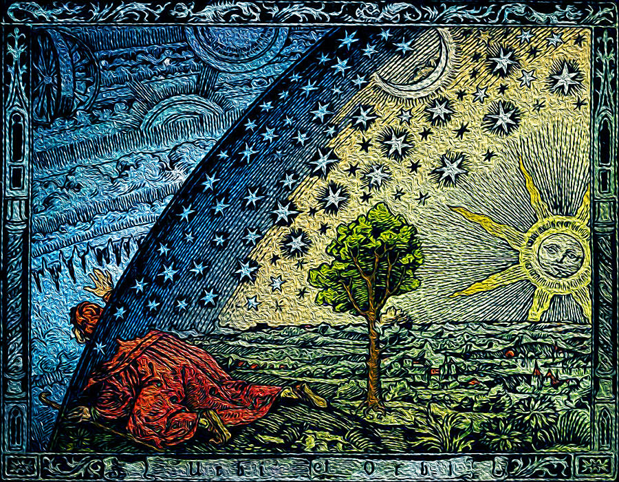 Flammarion engraving Digital Art by Ruth Rosa - Pixels
