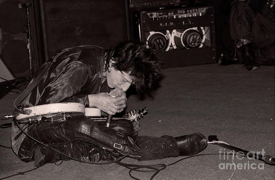 Johnny Thunders Photograph by David Plastik - Pixels