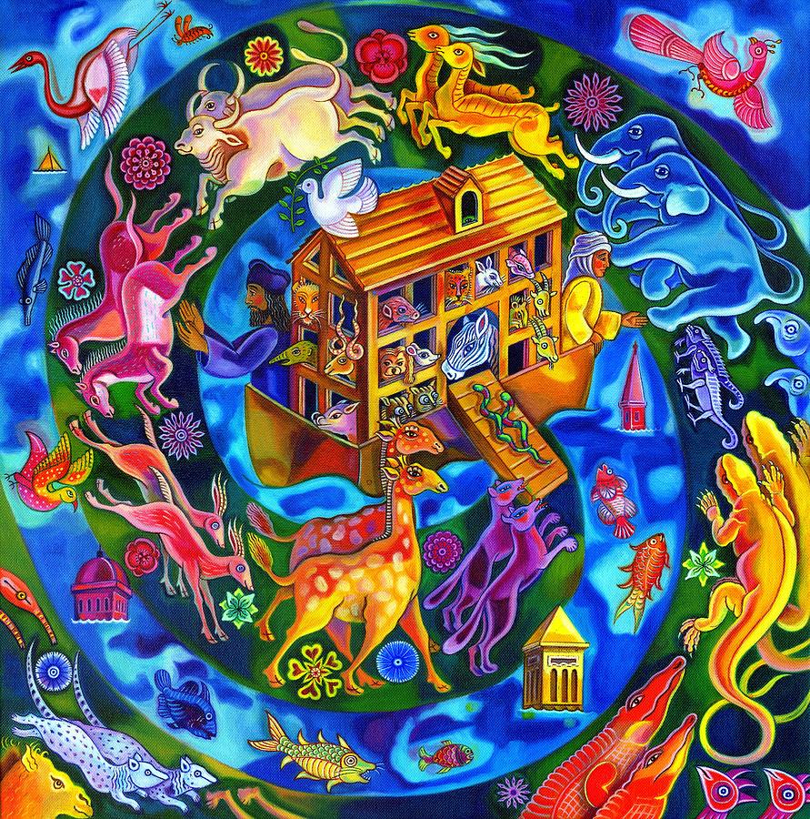 Noah's Ark Painting by Jane Tattersfield - Pixels