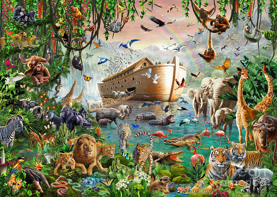 Noah's Ark Variant 1 Digital Art by MGL Licensing - Pixels