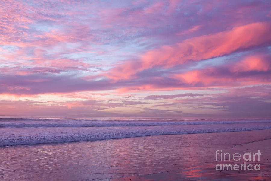 Pink and Lavender Sunset Photograph by Ana V Ramirez - Pixels