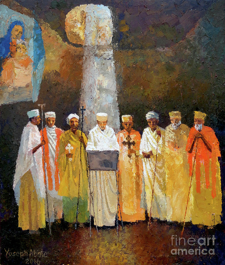 Praying by Yoseph Abate